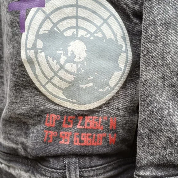 BORN FLY Embroidered Denim Jacket - Picture 7 of 16